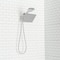 Home Basics Dual Rainfall  Shower Massager, Chrome SM41307 - alternate 2